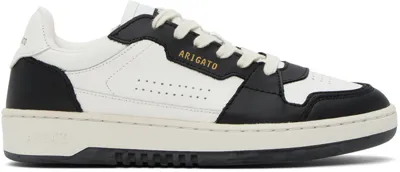 Axel Arigato White & Black Dice Lo Sneakers In White/black