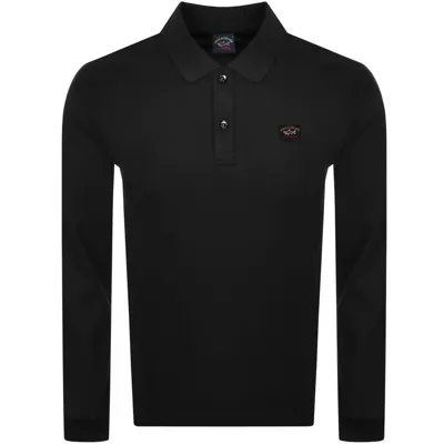 Paul &amp; Shark Paul And Shark Long Sleeved Polo T Shirt Black