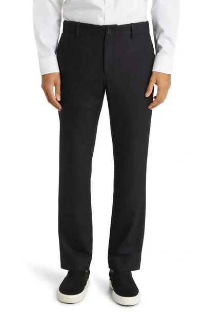 Vince Wool Trousers In Black