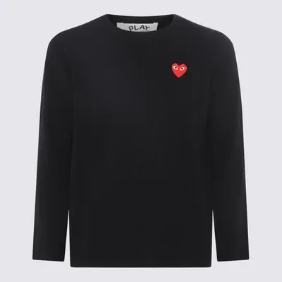 Comme Des Garçons Comme Des Garcons Logo Cotton T Shirt In Black