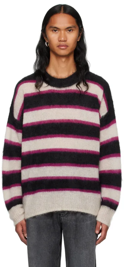 Isabel Marant Drussellh Striped Knitted Sweater In Multi