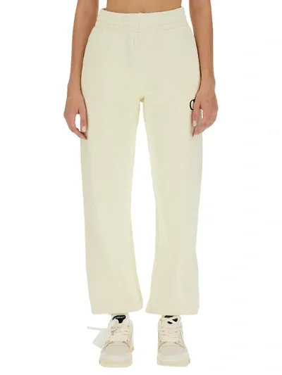 Off-white Jogging Pants In Multicolor