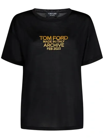 Tom Ford T-shirt In Black