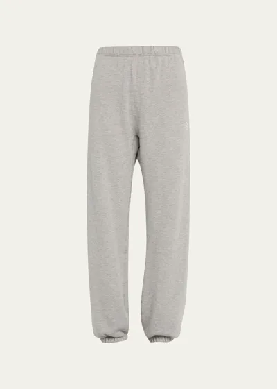 Éterne Grey Straight-leg Lounge Pants In Heather Grey