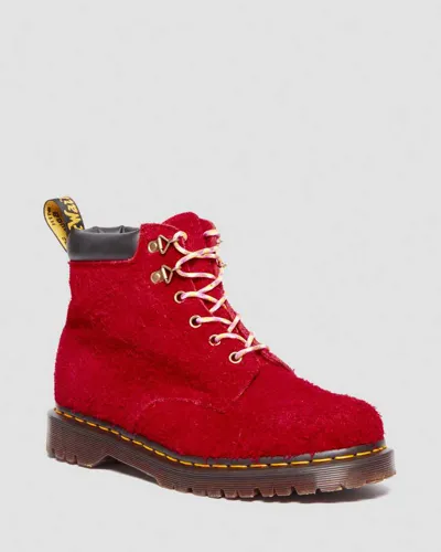 Dr. Martens' 939 Suede Boots In Red