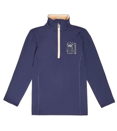 Bogner Kids' Ida Technical Top In Blue