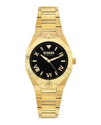 Versus Women's Three-hand Quartz Echo Park Gold-tone Stainless Steel Bracelet 36mm