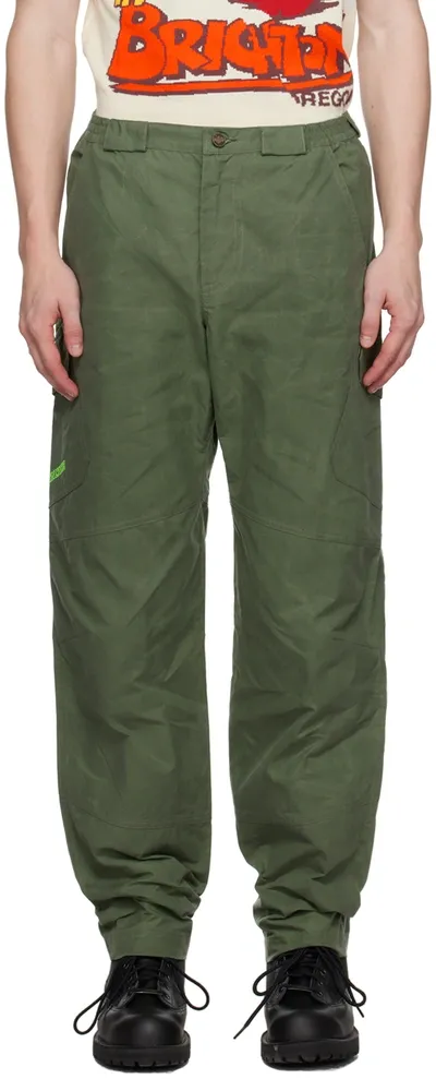 Robyn Lynch Khaki Waxed Cargo Pants In 24496969 Sage