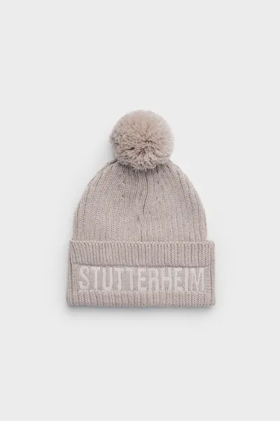 Stutterheim April Beanie Light Sand In Light Sand,black