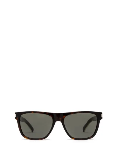 Saint Laurent Eyewear Square Frame Sunglasses In Brown