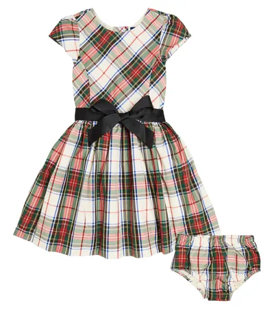 Polo Ralph Lauren Kids' Martyna Checked Dress In Multicoloured