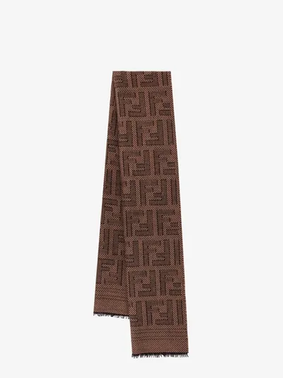 Fendi Scarf In Brown