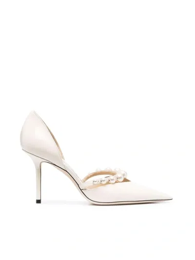 Jimmy Choo Aurelie 85mm Pumps In White