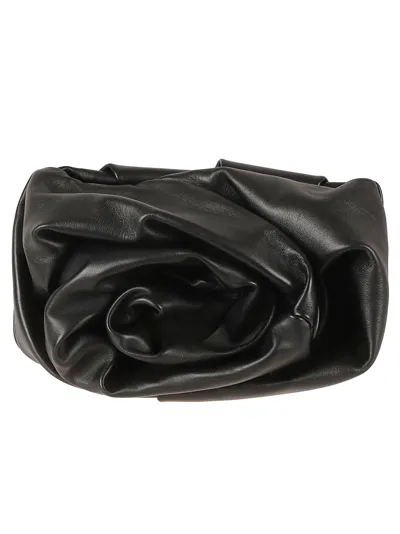 Burberry Rose Clutch In Black