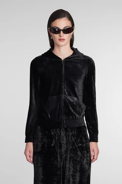 Balenciaga Sweatshirt In Black Viscose In Schwarz