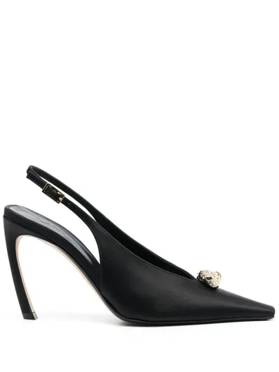 Lanvin Swing Back Pump Shoes In Black