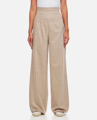 Max Mara Venas Wide In Neutrals