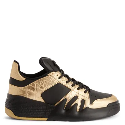 Giuseppe Zanotti Talon Lace-up Sneakers In Black