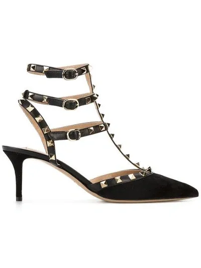 Valentino Garavani Rockstud 120mm Pumps In Black