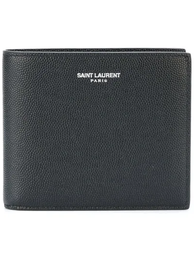 Saint Laurent Paris East/west Wallet In Black