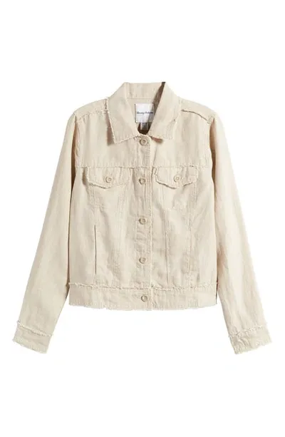 Tommy Bahama Two Palms Raw-edge Linen Jacket In Natural