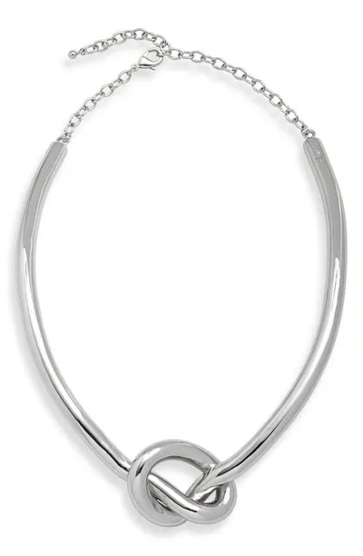 Cult Gaia Lana Choker Necklace, 13-20 In Silver