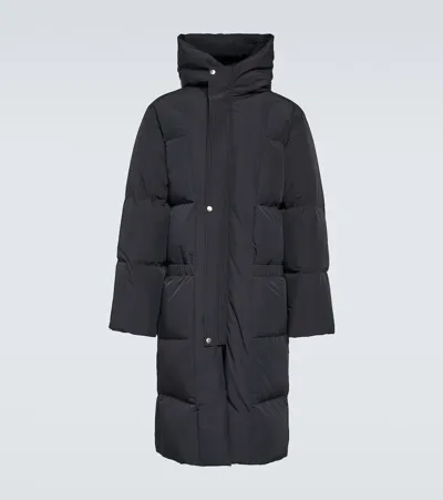 Jil Sander Down Coat In Black