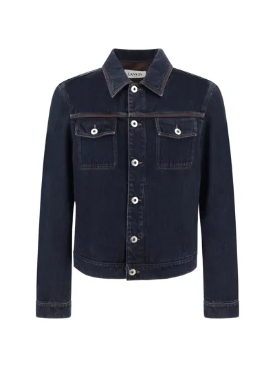 Lanvin Denim Jacket In Blue