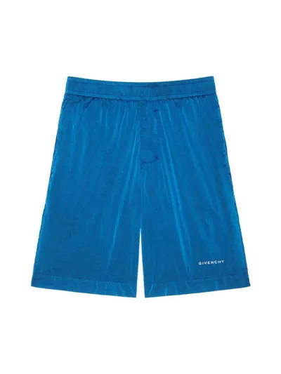 Givenchy Swim Shorts In Mineral Blue