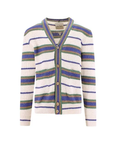 Nick Fouquet Stripe Detailed V In Multicolour