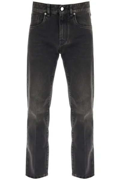 Fendi Regular Jeans With Tailored Crease In Black