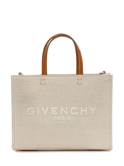 Givenchy G-tote Small Bag In Beige