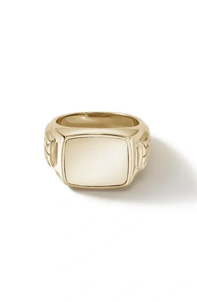 John Hardy Signet Ring In Gold