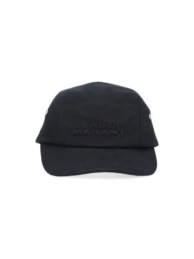 Isabel Marant "tedji" Baseball Cap In Black  