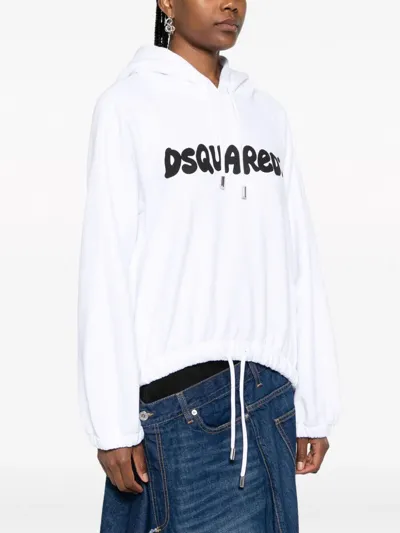 Dsquared2 Onion Fit Sweatshirt In White