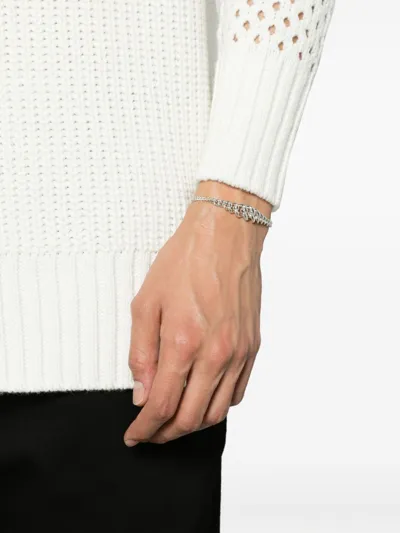 Maor Mic Curb-chain Bracelet In Silver