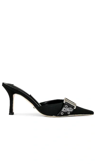 Tony Bianco Samma Mule In Black Grosgrain/black Como