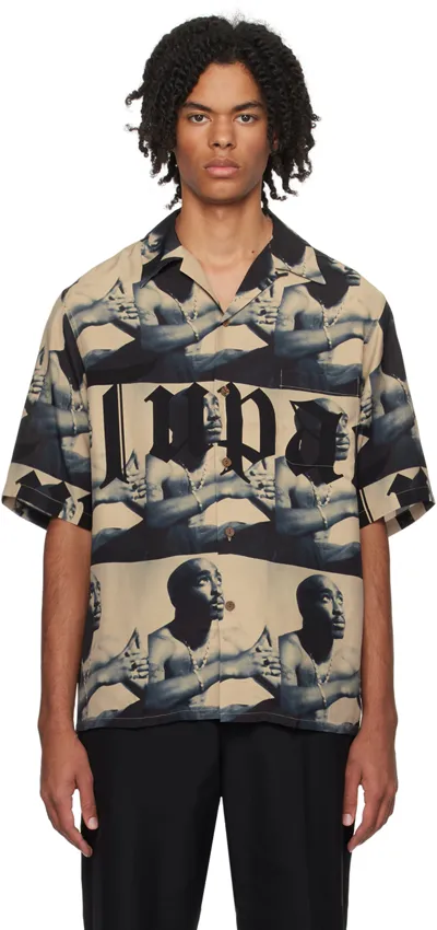 Wacko Maria X Tupac Photographic-print Shirt In Neutrals