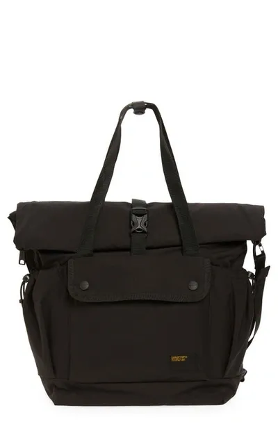 Carhartt Haste Roll Top Canvas Tote In Black