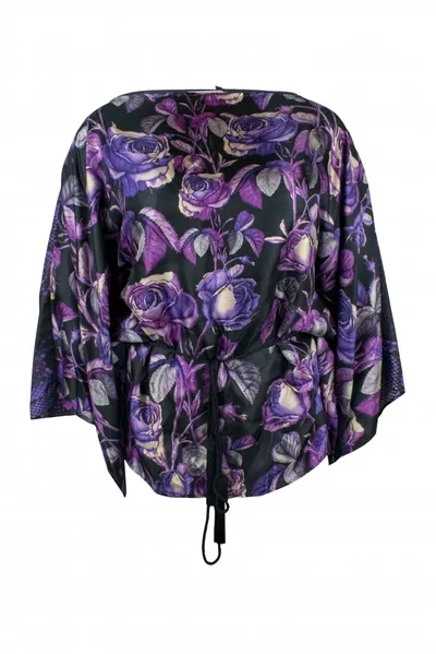 Roberto Cavalli Kaftan In Purple