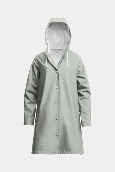 Stutterheim Mosebacke Lightweight Raincoat In Khaki Green