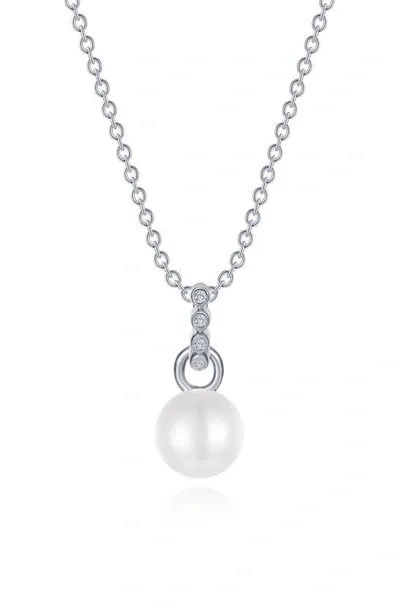 Lafonn Cultured Freshwater Pearl Necklace In White