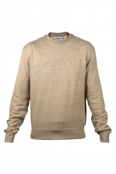 Lanvin Sweatshirt In Cream