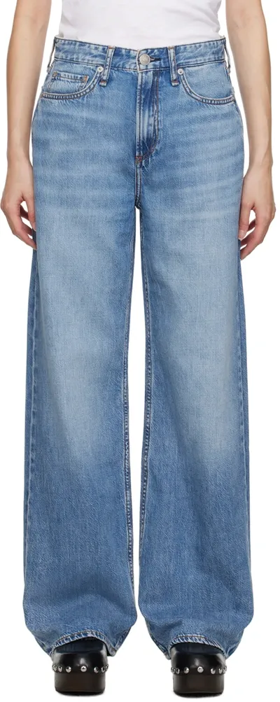 Rag & Bone Blue Logan Jeans In Audrey