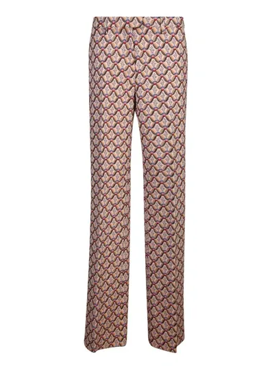 Etro Trousers In Orange