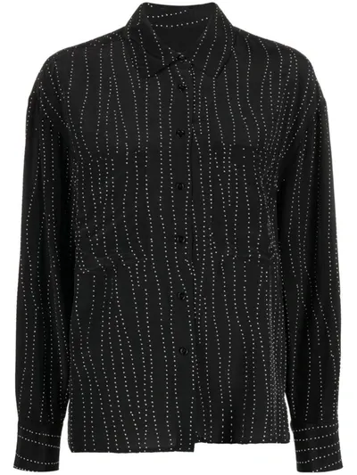 Iro Paris Zefiro Studded Shirt In Black