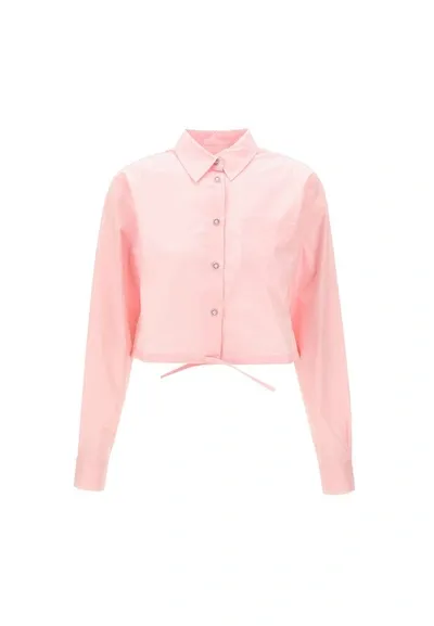 Marni Cotton Poplin Shirt In Pink