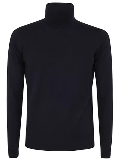 Nuur Long Sleeves Turtle Neck Sweater In Blue