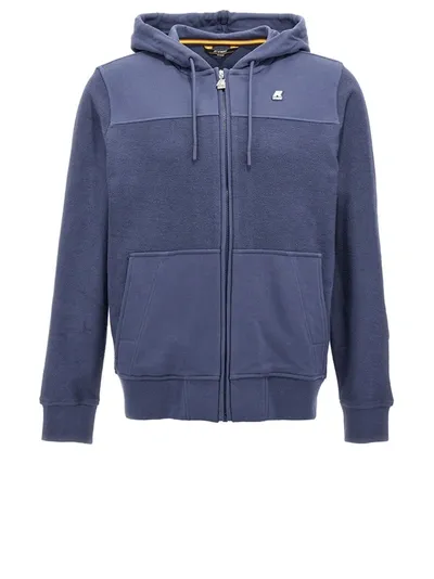 K-way Jos Hoodie In Blue