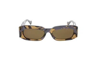 Gucci Eyewear Rectangular Frame Sunglasses In Multi